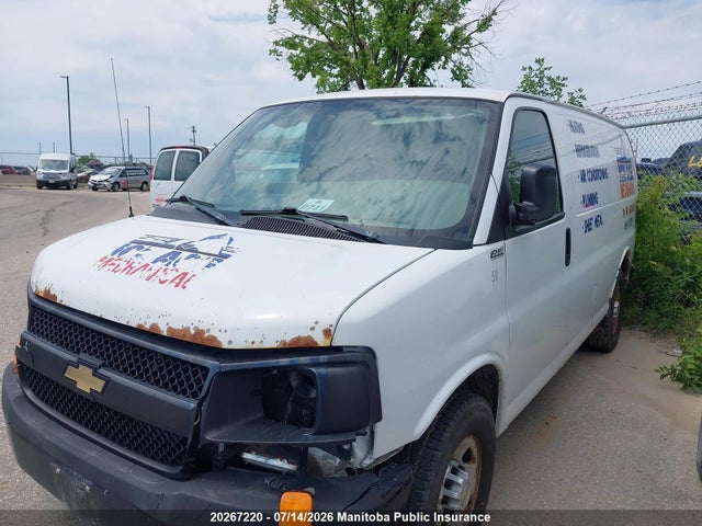 20267220 :رقم المزاد ، 1GCWGFCA8C1168920 vin ، 2012 Chevrolet Express 2500 Cargo Van مزاد بيع