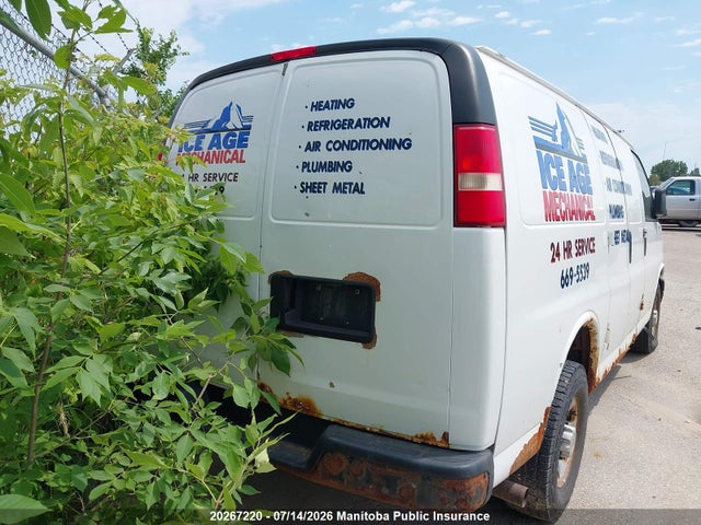 20267220 :رقم المزاد ، 1GCWGFCA8C1168920 vin ، 2012 Chevrolet Express 2500 Cargo Van مزاد بيع