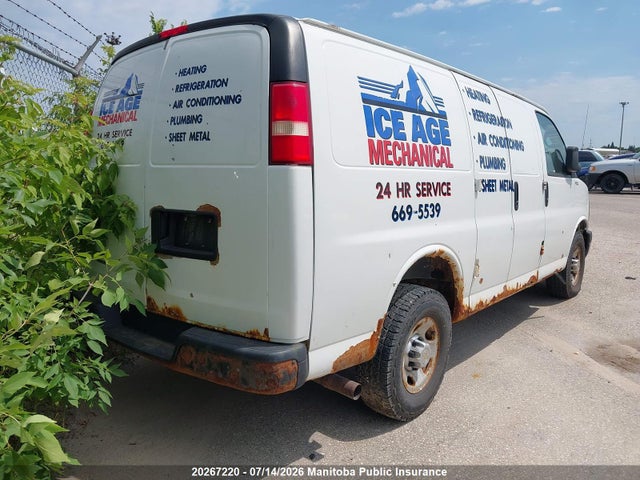 20267220 :رقم المزاد ، 1GCWGFCA8C1168920 vin ، 2012 Chevrolet Express 2500 Cargo Van مزاد بيع