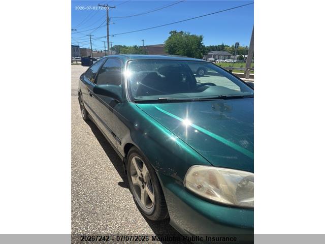 2000 Honda Civic Si-g მანქანა იყიდება აუქციონზე, vin: 1HGEJ8175YL801810, აუქციონის ნომერი: 20267242