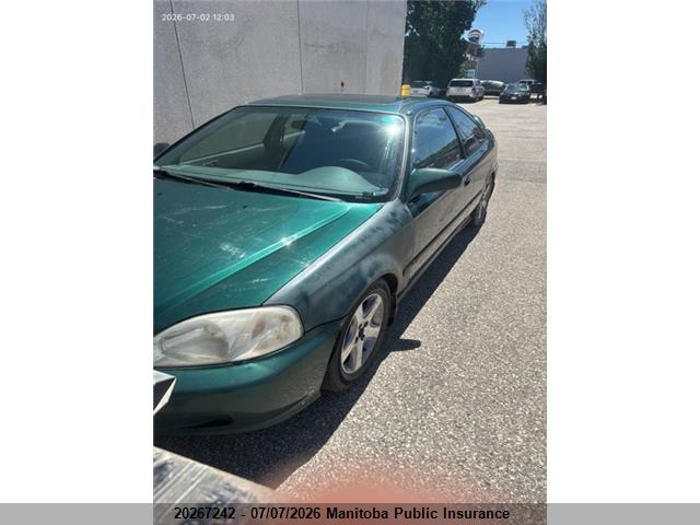 2000 Honda Civic Si-g მანქანა იყიდება აუქციონზე, vin: 1HGEJ8175YL801810, აუქციონის ნომერი: 20267242