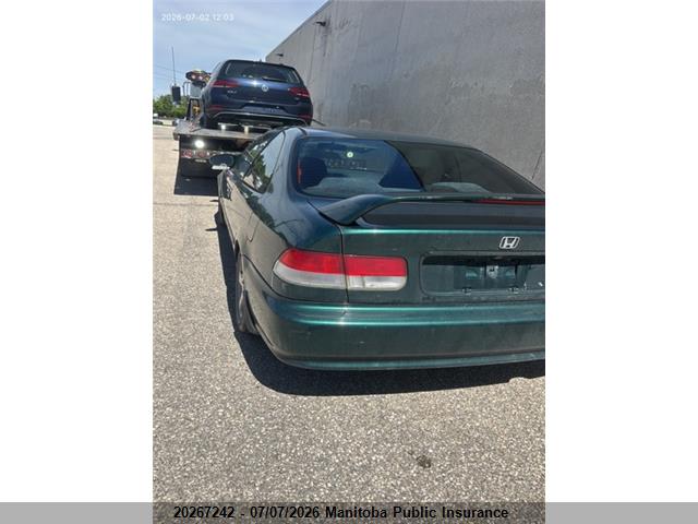 2000 Honda Civic Si-g მანქანა იყიდება აუქციონზე, vin: 1HGEJ8175YL801810, აუქციონის ნომერი: 20267242