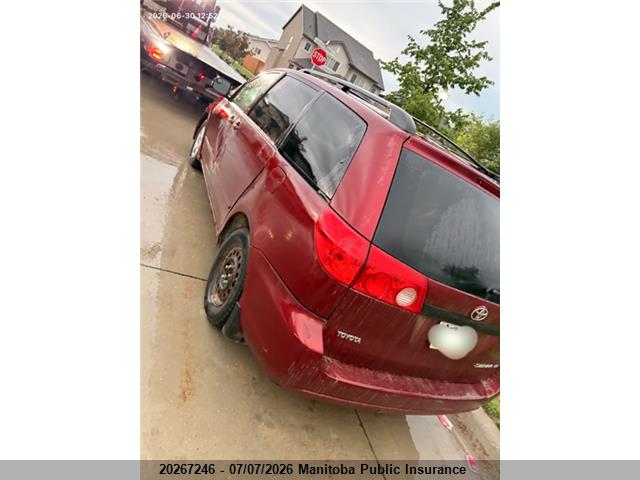 2009 Toyota Sienna Ce V6 მანქანა იყიდება აუქციონზე, vin: 5TDZK29C79S246225, აუქციონის ნომერი: 20267246