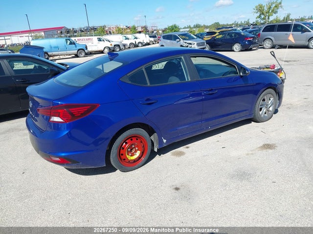 2019 Hyundai Elantra Preferred მანქანა იყიდება აუქციონზე, vin: KMHD84LF7KU867274, აუქციონის ნომერი: 20267250