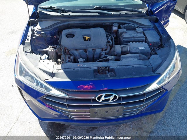 2019 Hyundai Elantra Preferred მანქანა იყიდება აუქციონზე, vin: KMHD84LF7KU867274, აუქციონის ნომერი: 20267250