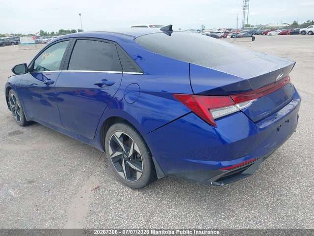 20267306 :رقم المزاد ، KMHLN4AG3NU336612 vin ، 2022 Hyundai Elantra Ultimate مزاد بيع