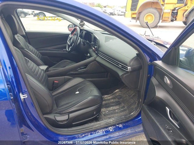 20267306 :رقم المزاد ، KMHLN4AG3NU336612 vin ، 2022 Hyundai Elantra Ultimate مزاد بيع