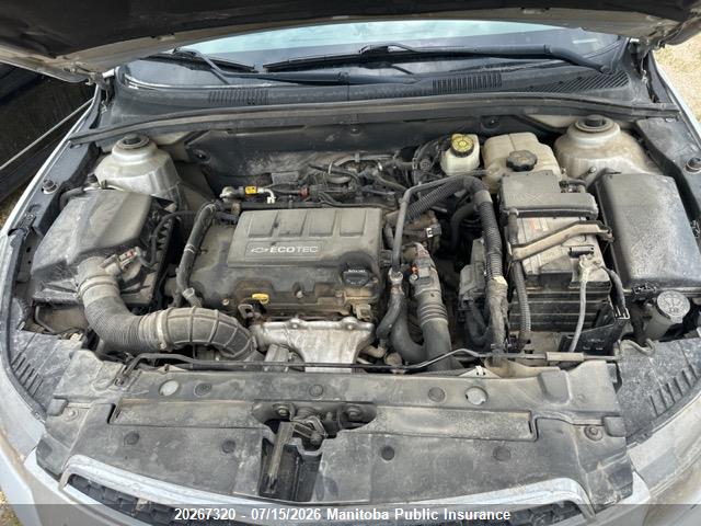 2014 Chevrolet Cruze Eco Turbo მანქანა იყიდება აუქციონზე, vin: 1G1PE5SB0E7370531, აუქციონის ნომერი: 20267320