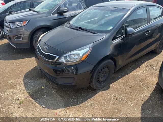 KIA RIO LX 2015 KNADM4A30F6445203 Image 2