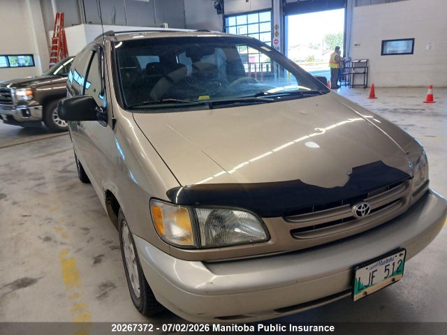 2000 Toyota Sienna Xle V6 მანქანა იყიდება აუქციონზე, vin: 4T3ZF13C2YU178338, აუქციონის ნომერი: 20267372