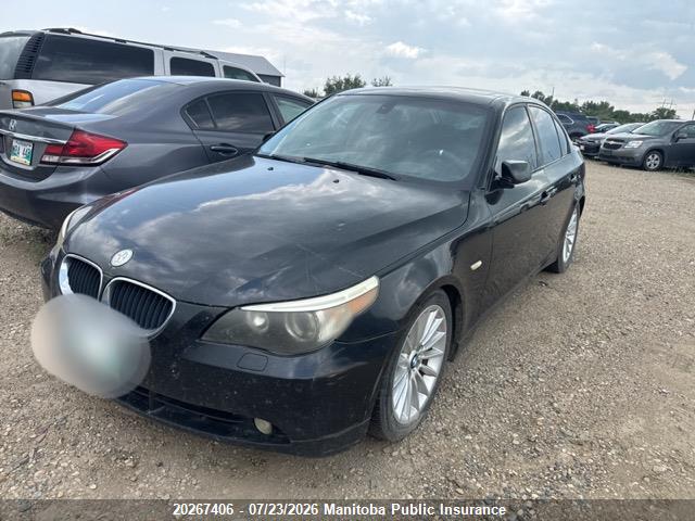 2006 Bmw 530i მანქანა იყიდება აუქციონზე, vin: WBANE73586B996133, აუქციონის ნომერი: 20267406
