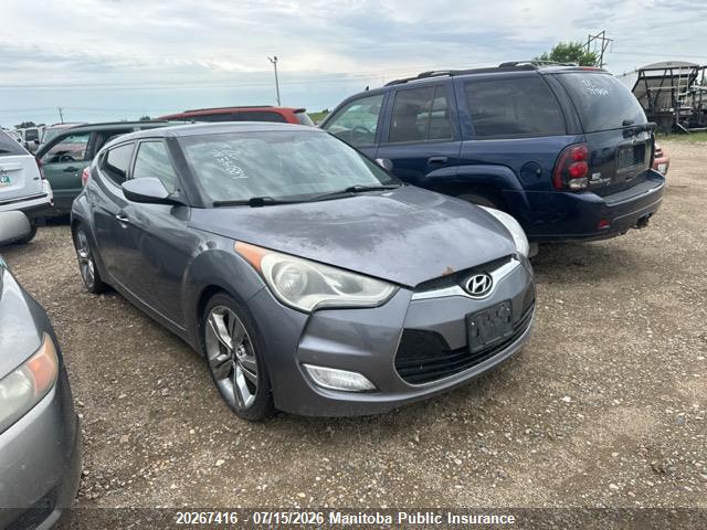 Продажа на аукционе авто 2012 Hyundai Veloster, vin: KMHTC6AD0CU047353, номер лота: 20267416