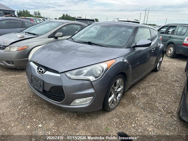 20267416 :رقم المزاد ، KMHTC6AD0CU047353 vin ، 2012 Hyundai Veloster مزاد بيع