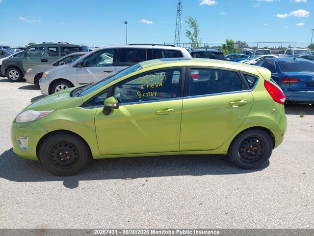 2012 Ford Fiesta Ses მანქანა იყიდება აუქციონზე, vin: 3FADP4FJ5CM100364, აუქციონის ნომერი: 20267431