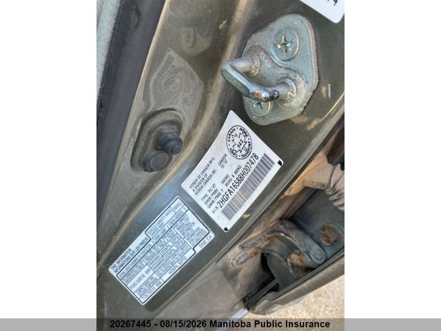 Продажа на аукционе авто 2008 Honda Civic Lx-sr, vin: 2HGFA16588H007478, номер лота: 20267445