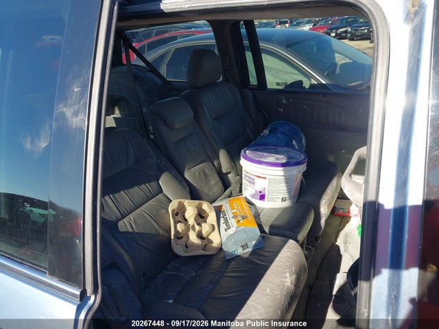 20267448 :رقم المزاد ، 5FNRL38799B001132 vin ، 2009 Honda Odyssey Ex-l مزاد بيع