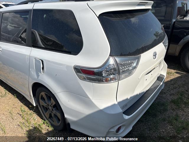 Продаж на аукціоні авто 2017 Toyota Sienna Se V6, vin: 5TDXZ3DC7HS900543, номер лоту: 20267449