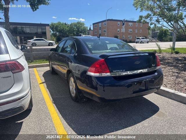 20267467 :رقم المزاد ، 2G1WT58N879159971 vin ، 2007 Chevrolet Impala Lt V6 مزاد بيع