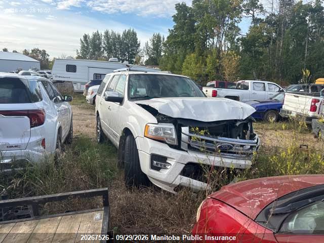 Aukcja sprzedaży 2015 Ford Expedition Platinum, vin: 1FMJU1MT0FEF11962, numer aukcji: 20267526