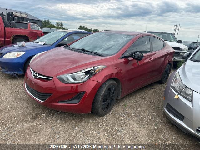 Hyundai ELANTRA GL 2016 5NPDH4AE5GH662312 Image 2