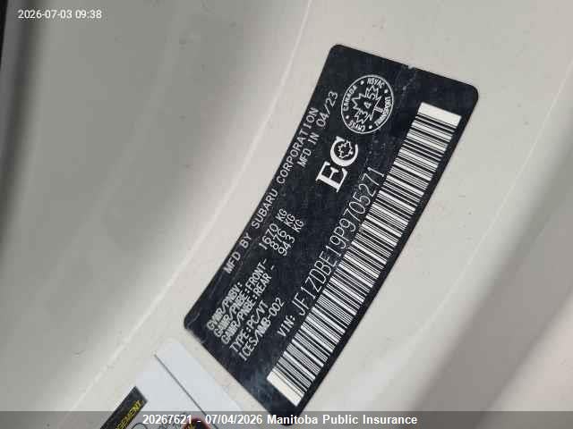 Subaru Brz Sport Tech 2023 JF1ZDBE19P9705271 Image 9