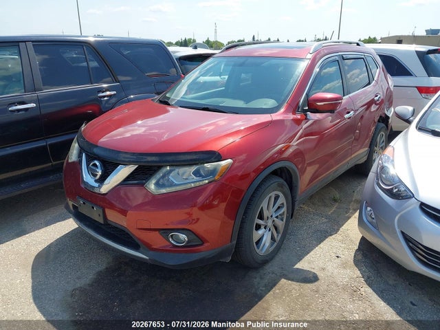 Nissan Rogue Sl 2014 5N1AT2MV7EC788516 Image 2