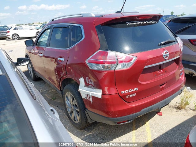 Nissan Rogue Sl 2014 5N1AT2MV7EC788516 Image 3