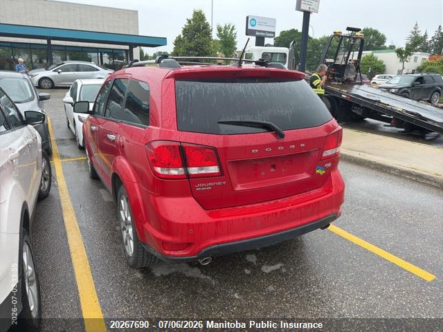 20267690 :رقم المزاد ، 3C4PDDFG6DT602649 vin ، 2013 Dodge Journey R/t مزاد بيع