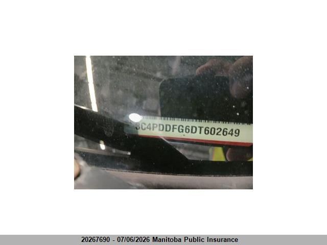 Auction sale of the 2013 Dodge Journey R/t, vin: 3C4PDDFG6DT602649, lot number: 20267690