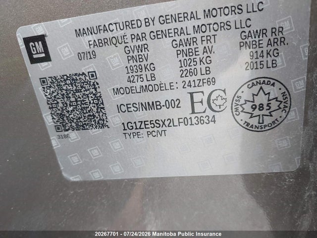 Chevrolet Malibu Premier 2020 1G1ZE5SX2LF013634 Image 8
