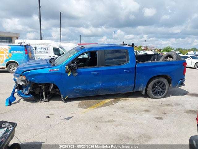 Продаж на аукціоні авто 2022 Chevrolet Silverado 1500 Rst Crew Cab, vin: 1GCUDEED3NZ601100, номер лоту: 20267702