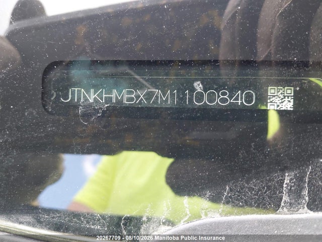 20267709 :رقم المزاد ، JTNKHMBX7M1100840 vin ، 2021 Toyota C-hr Xle Premium مزاد بيع