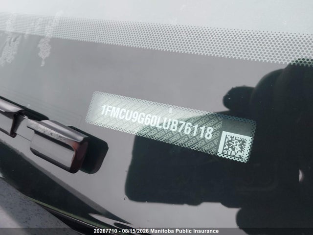 Ford ESCAPE SE 2020 1FMCU9G60LUB76118 Image 9