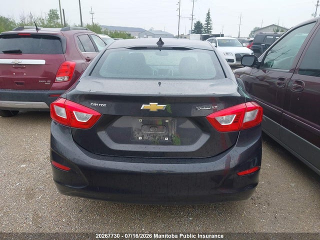 2017 Chevrolet Cruze Lt Turbo მანქანა იყიდება აუქციონზე, vin: 1G1BE5SM1H7132042, აუქციონის ნომერი: 20267730