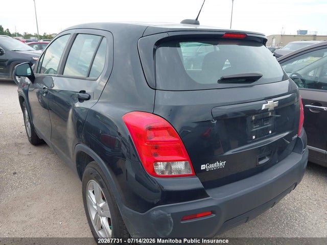Aukcja sprzedaży 2015 Chevrolet Trax Ls, vin: 3GNCJKSB7FL248155, numer aukcji: 20267731