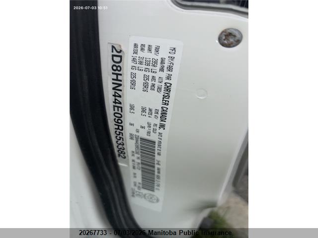Продаж на аукціоні авто 2009 Dodge Grand Caravan Se, vin: 2D8HN44E09R553382, номер лоту: 20267733