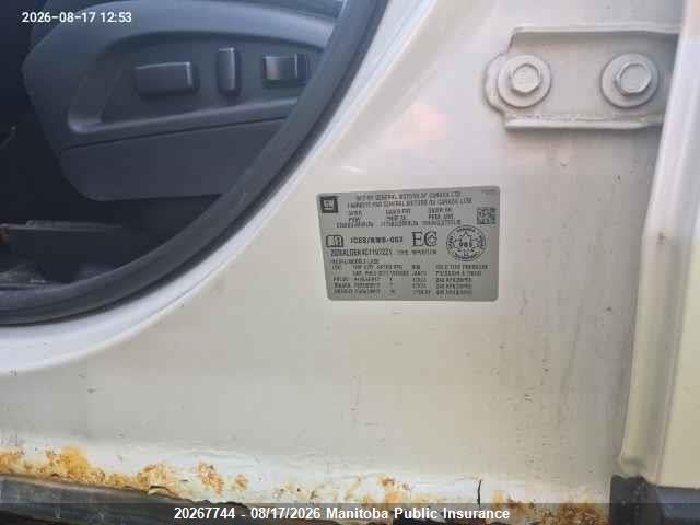 2012 Chevrolet Equinox Lt მანქანა იყიდება აუქციონზე, vin: 2GNALDEK4C1197221, აუქციონის ნომერი: 20267744