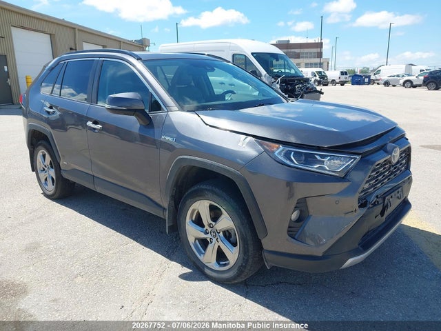 2019 Toyota Rav4 Limited Hybrid მანქანა იყიდება აუქციონზე, vin: 2T3DWRFV6KW023188, აუქციონის ნომერი: 20267752