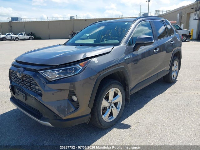2019 Toyota Rav4 Limited Hybrid მანქანა იყიდება აუქციონზე, vin: 2T3DWRFV6KW023188, აუქციონის ნომერი: 20267752