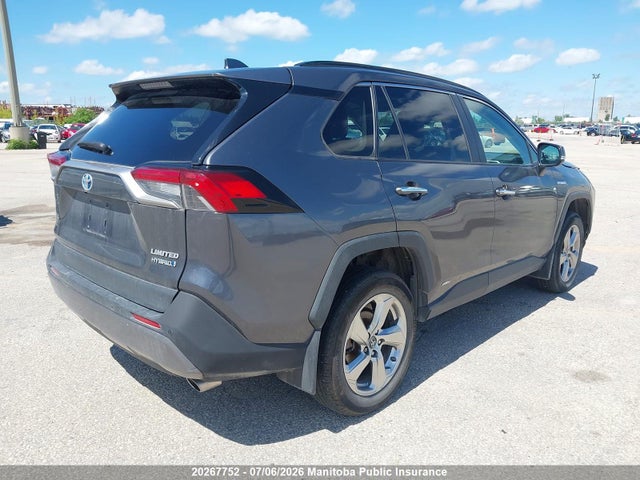 2019 Toyota Rav4 Limited Hybrid მანქანა იყიდება აუქციონზე, vin: 2T3DWRFV6KW023188, აუქციონის ნომერი: 20267752