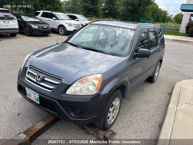 2005 Honda Cr-v Lx მანქანა იყიდება აუქციონზე, vin: JHLRD78575C808164, აუქციონის ნომერი: 20267753