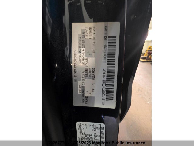 Aukcja sprzedaży 2007 Mazda 5 Mazda Gt, vin: JM1CR293670153021, numer aukcji: 20267776