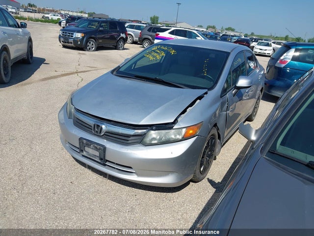 2012 Honda Civic Lx მანქანა იყიდება აუქციონზე, vin: 2HGFB2F49CH112548, აუქციონის ნომერი: 20267782