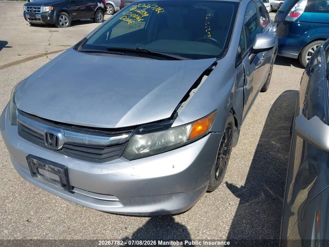 2012 Honda Civic Lx მანქანა იყიდება აუქციონზე, vin: 2HGFB2F49CH112548, აუქციონის ნომერი: 20267782