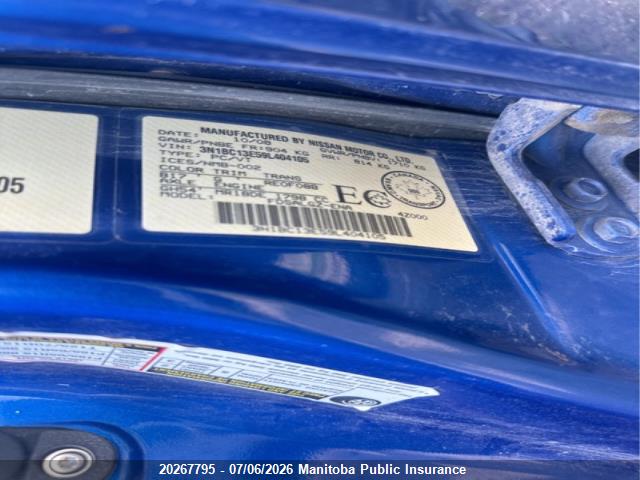 Aukcja sprzedaży 2009 Nissan Versa 1.8 Sl, vin: 3N1BC13E59L404105, numer aukcji: 20267795