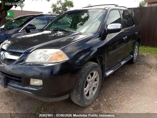 2006 Acura Mdx მანქანა იყიდება აუქციონზე, vin: 2HNYD18706H000853, აუქციონის ნომერი: 20267801