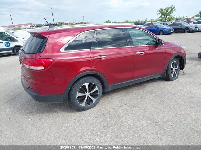 20267803 :رقم المزاد ، 5XYPHDA5XGG055925 vin ، 2016 Kia Sorento Ex V6 مزاد بيع