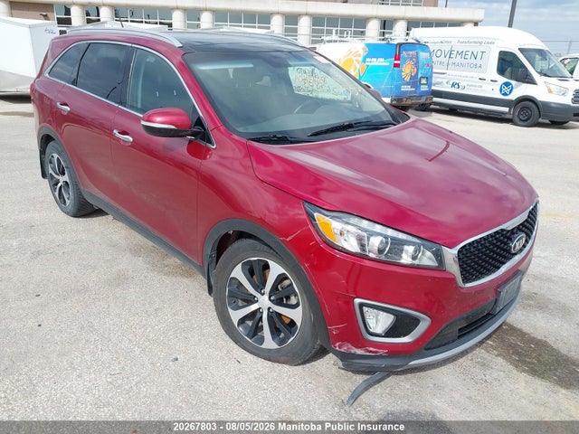 2016 Kia Sorento Ex V6 მანქანა იყიდება აუქციონზე, vin: 5XYPHDA5XGG055925, აუქციონის ნომერი: 20267803