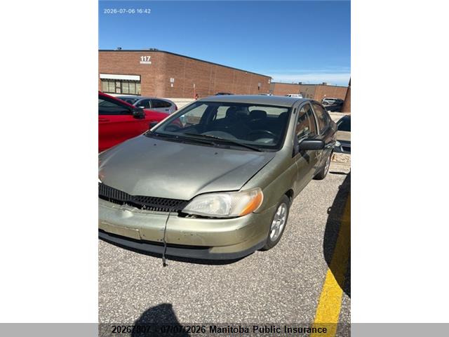 2000 Toyota Echo მანქანა იყიდება აუქციონზე, vin: JTDBT1237Y0087159, აუქციონის ნომერი: 20267807