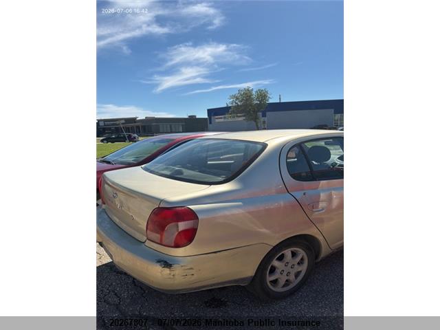2000 Toyota Echo მანქანა იყიდება აუქციონზე, vin: JTDBT1237Y0087159, აუქციონის ნომერი: 20267807